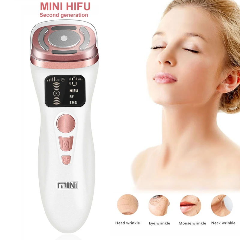 

2023 NEW Mini HIFU Facial Care Machine Radio frequency Anti-Wrinkle Tightening Lifting Therapy High Intensity Focused Ultrasound