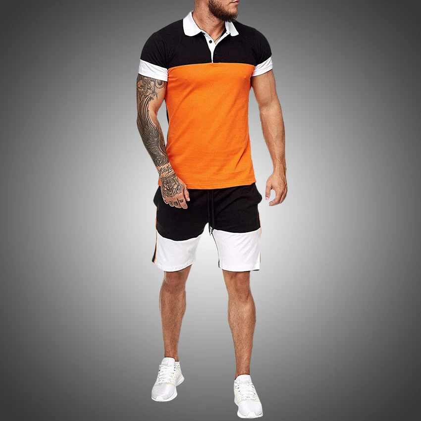 Men's Tracksuit Casual 2021 New Cotton Short-sleeved T-Shirt+Shorts 2 Pcs Jogger Sets Men Summer Sweat Suits Casual Tops Male
Men's Tracksuit Casual 2021 New Cotton Short-sleeved T-Shirt+Shorts 2 Pcs Jogger Sets Men Summer Sweat Suits Casual Tops Male