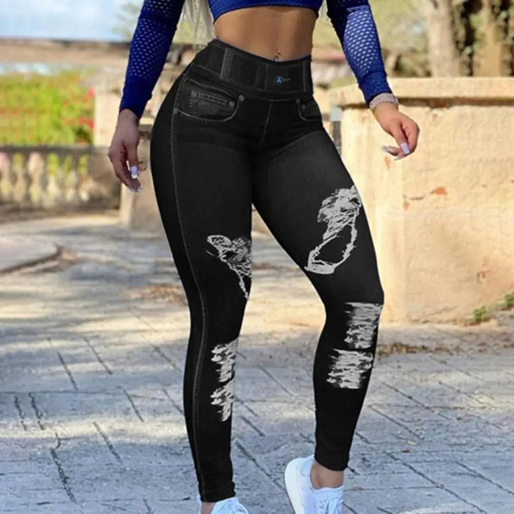 Seamless Yoga Pants Women Fitness Stretchy Fitness Pants High Waist Distressed Imitation Jeans Butt Lifting Workout Yoga Pants
Seamless Yoga Pants Women Fitness Stretchy Fitness Pants High Waist Distressed Imitation Jeans Butt Lifting Workout Yoga Pants