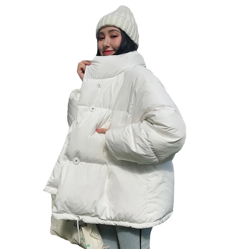 Winter Korean Down Jacket, Stand-up Collar Solid Color Women's Loose Coat, Thick Down Cotton Jacket, Trendy Parker Jacket
Winter Korean Down Jacket, Stand-up Collar Solid Color Women's Loose Coat, Thick Down Cotton Jacket, Trendy Parker Jacket