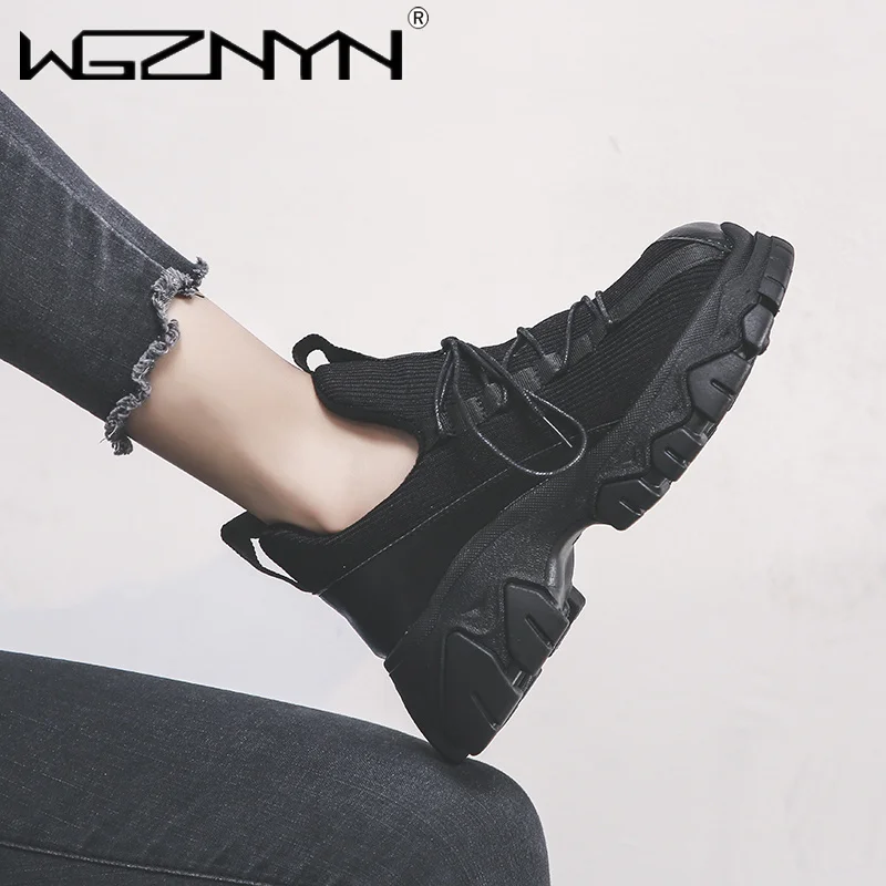 WGZNYN 2020 Platform Sneakers Women Shoes Platform Wedge Sneakers Breathable Mesh Shoes Autumn Casual Shoes Black Zapatos Mujer
WGZNYN 2020 Platform Sneakers Women Shoes Platform Wedge Sneakers Breathable Mesh Shoes Autumn Casual Shoes Black Zapatos Mujer