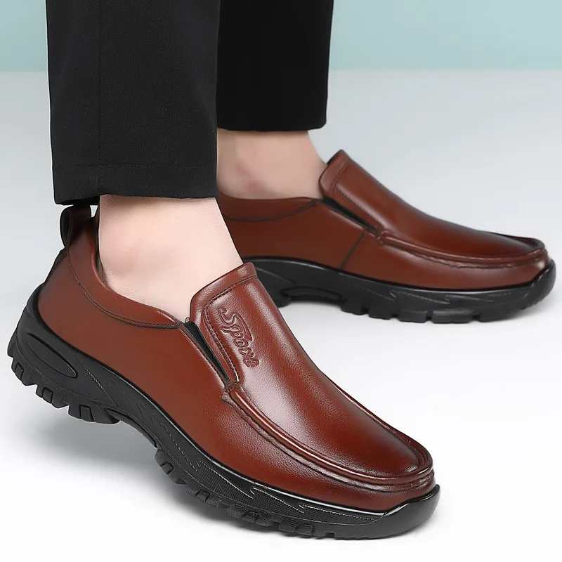 Men's Leather Shoes Soft Anti-slip Leather Loafers Shoes Men Dress Shoes Platform Oxfords Shoes Slip on Casual Shoe Plus Size 48
Men's Leather Shoes Soft Anti-slip Leather Loafers Shoes Men Dress Shoes Platform Oxfords Shoes Slip on Casual Shoe Plus Size 48