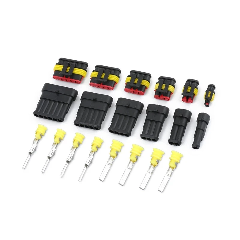 5sets Waterproof 1/2/3/4/5/6 Pin Way AMP Super seal Electrical Wire Connector Plug for car waterproof connector
5sets Waterproof 1/2/3/4/5/6 Pin Way AMP Super seal Electrical Wire Connector Plug for car waterproof connector