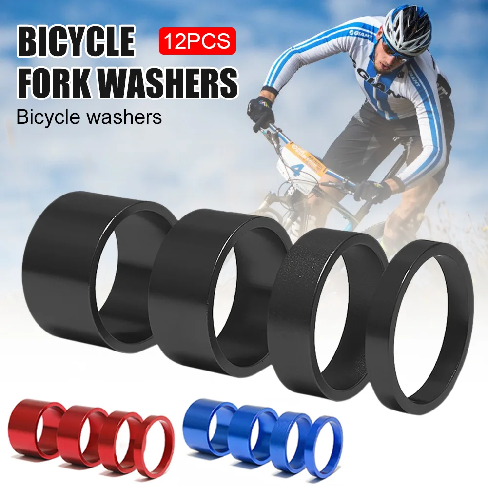 new 12 sets of aluminum alloy bicycle earphone washers, mountain bike front fork washers, bicycle stem handlebar washer ring
new 12 sets of aluminum alloy bicycle earphone washers, mountain bike front fork washers, bicycle stem handlebar washer ring