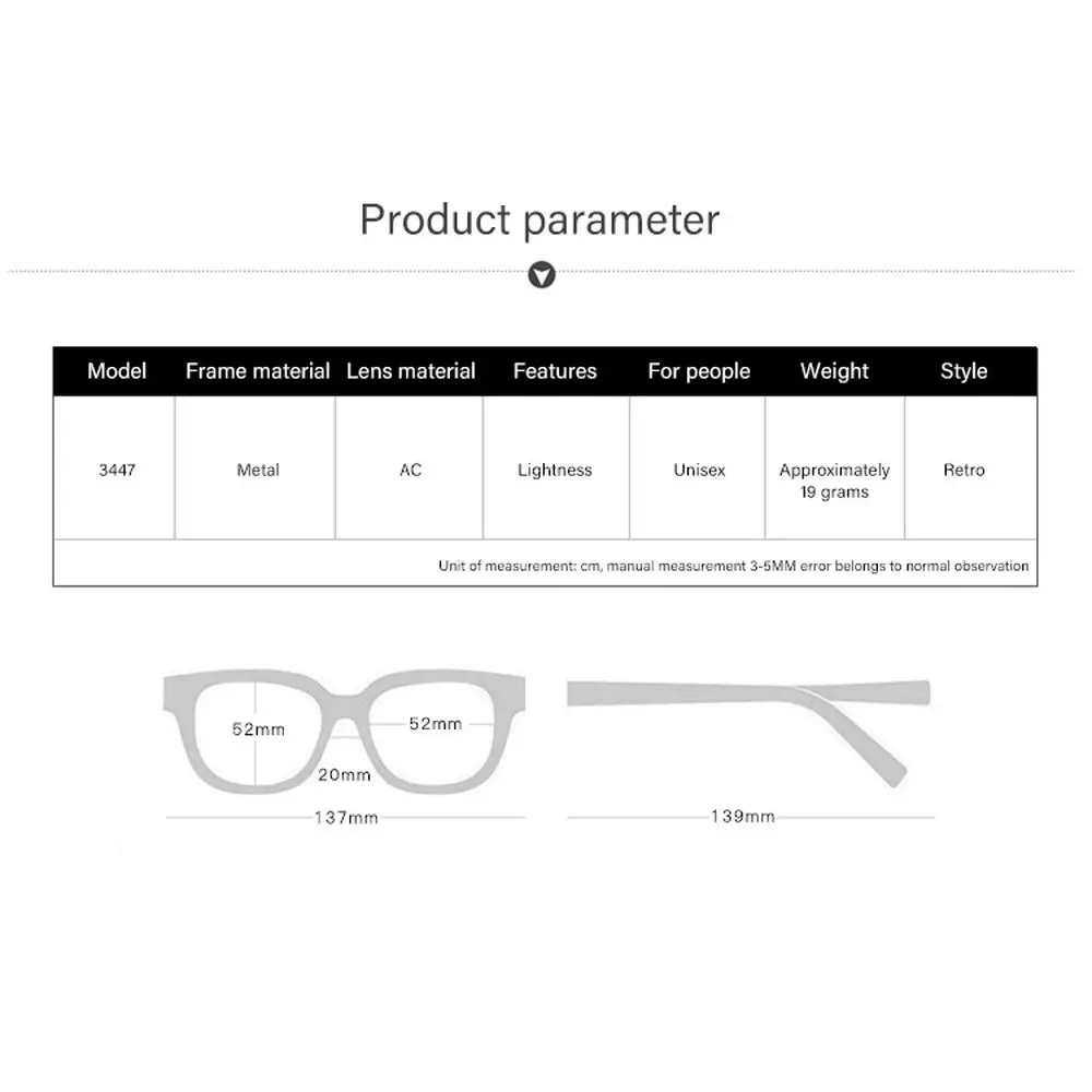 WOENFEL Comfy Round Glasses Unisex Fashion Vintage Eyeglasses Women Flat Mirror Men Ultralight Anti-Blue Metal Frame Eyewear
WOENFEL Comfy Round Glasses Unisex Fashion Vintage Eyeglasses Women Flat Mirror Men Ultralight Anti-Blue Metal Frame Eyewear