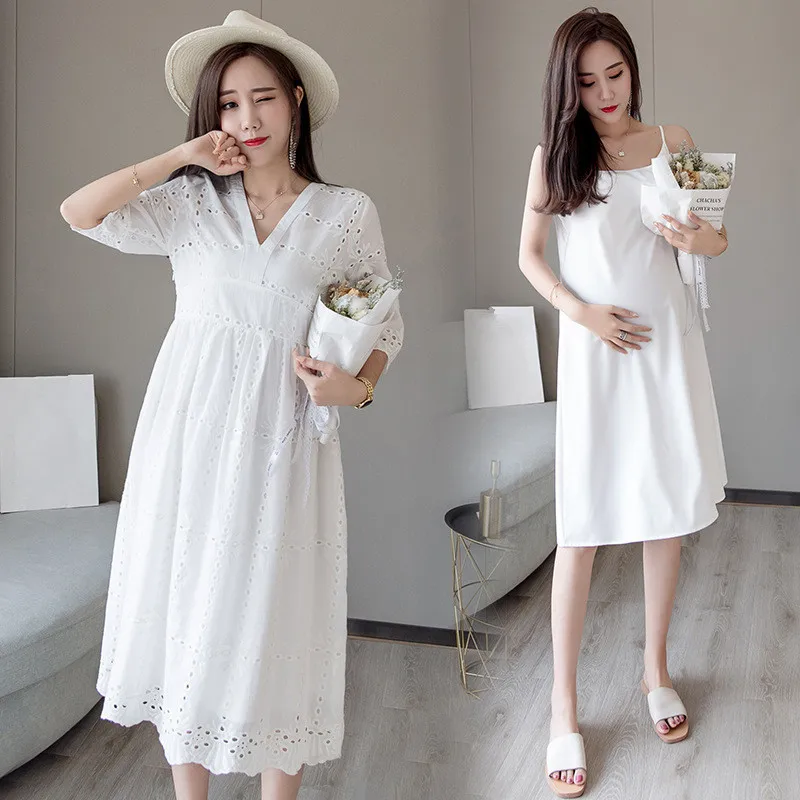 Maternity Breastfeeding Dress Skirt Elegant Pregnant Women Hollow Lace Adjustable Nursing Dress Pregnancy Clothing Plus Size
Maternity Breastfeeding Dress Skirt Elegant Pregnant Women Hollow Lace Adjustable Nursing Dress Pregnancy Clothing Plus Size