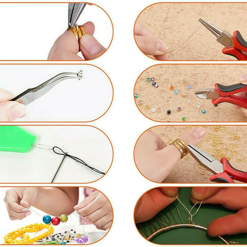 15 Grids Jewelry Making Kit Jewelry Finding Starter Tools Kit with Pliers for Jewelry Making Repair DIY Craft Supplies
15 Grids Jewelry Making Kit Jewelry Finding Starter Tools Kit with Pliers for Jewelry Making Repair DIY Craft Supplies