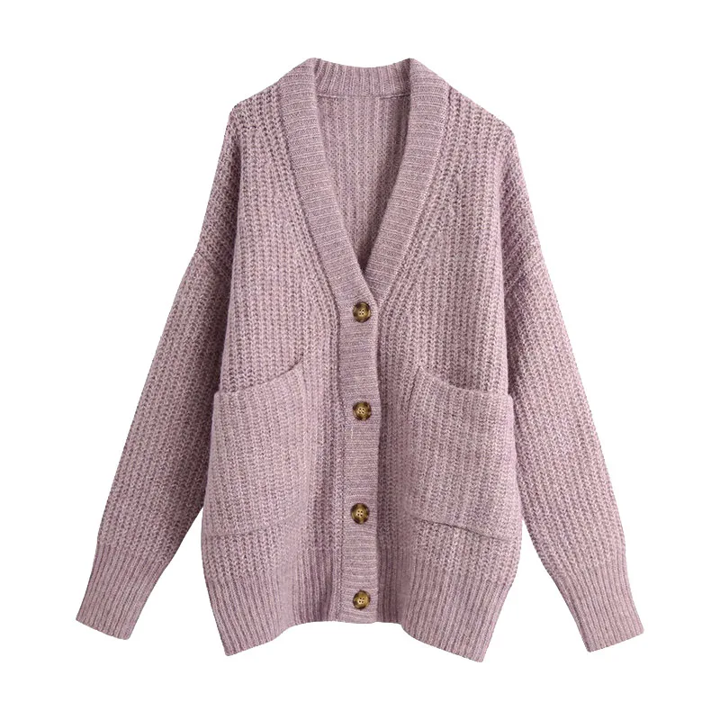 ZCSMLL Women 2021 Fashion With Pockets Loose Knitted Cardigan Sweater Vintage Long Sleeve Button-up Female Outerwear Chic Tops
ZCSMLL Women 2021 Fashion With Pockets Loose Knitted Cardigan Sweater Vintage Long Sleeve Button-up Female Outerwear Chic Tops