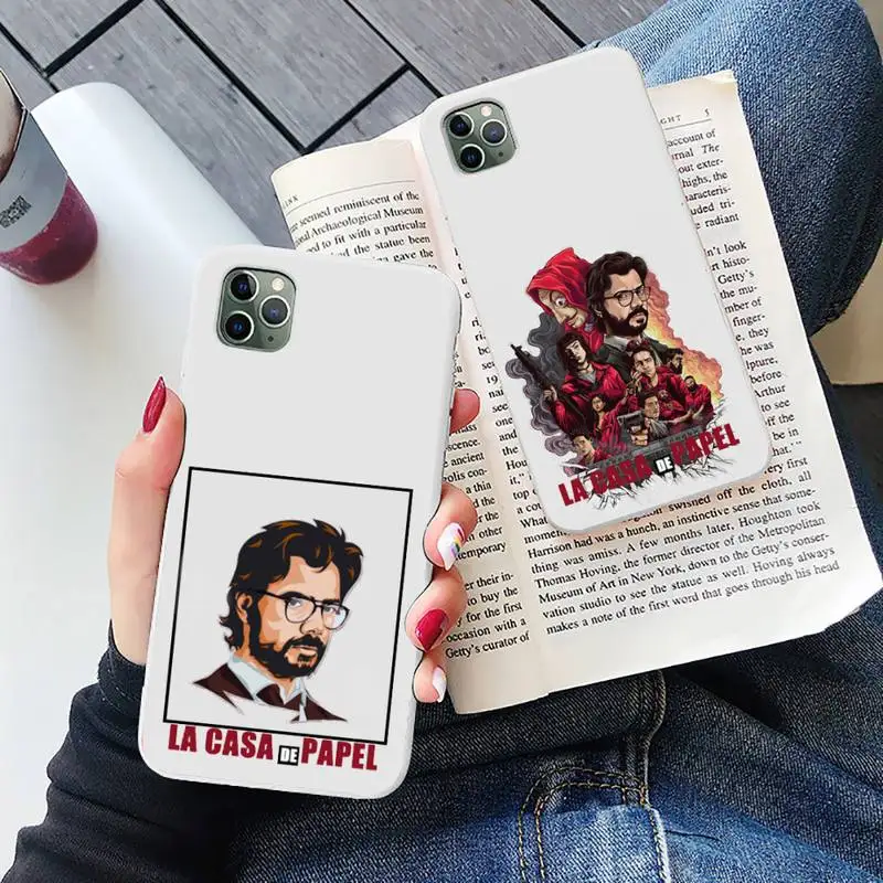 la casa de papel Phone Case Candy Color for iPhone 6 6S 7 8 11 12 XS X SE 2020 XR mini pro Plus MAX mobile bags Soft coque
la casa de papel Phone Case Candy Color for iPhone 6 6S 7 8 11 12 XS X SE 2020 XR mini pro Plus MAX mobile bags Soft coque