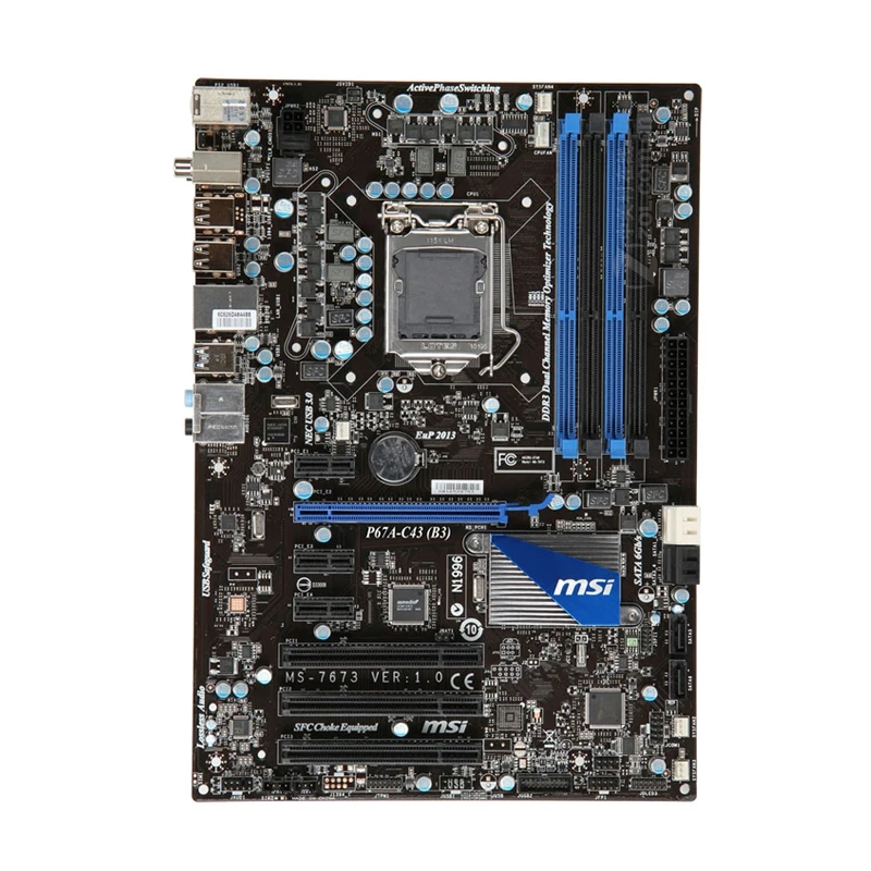 Материнская плата MSI P67A-C43(B3) LGA 1155 Intel P67 P67M DDR3 32 ГБ для настольного ПК, Core i7 i5 i3 Cpus SATA3 USB3.0 ATX
Материнская плата MSI P67A-C43(B3) LGA 1155 Intel P67 P67M DDR3 32 ГБ для настольного ПК, Core i7 i5 i3 Cpus SATA3 USB3.0 ATX