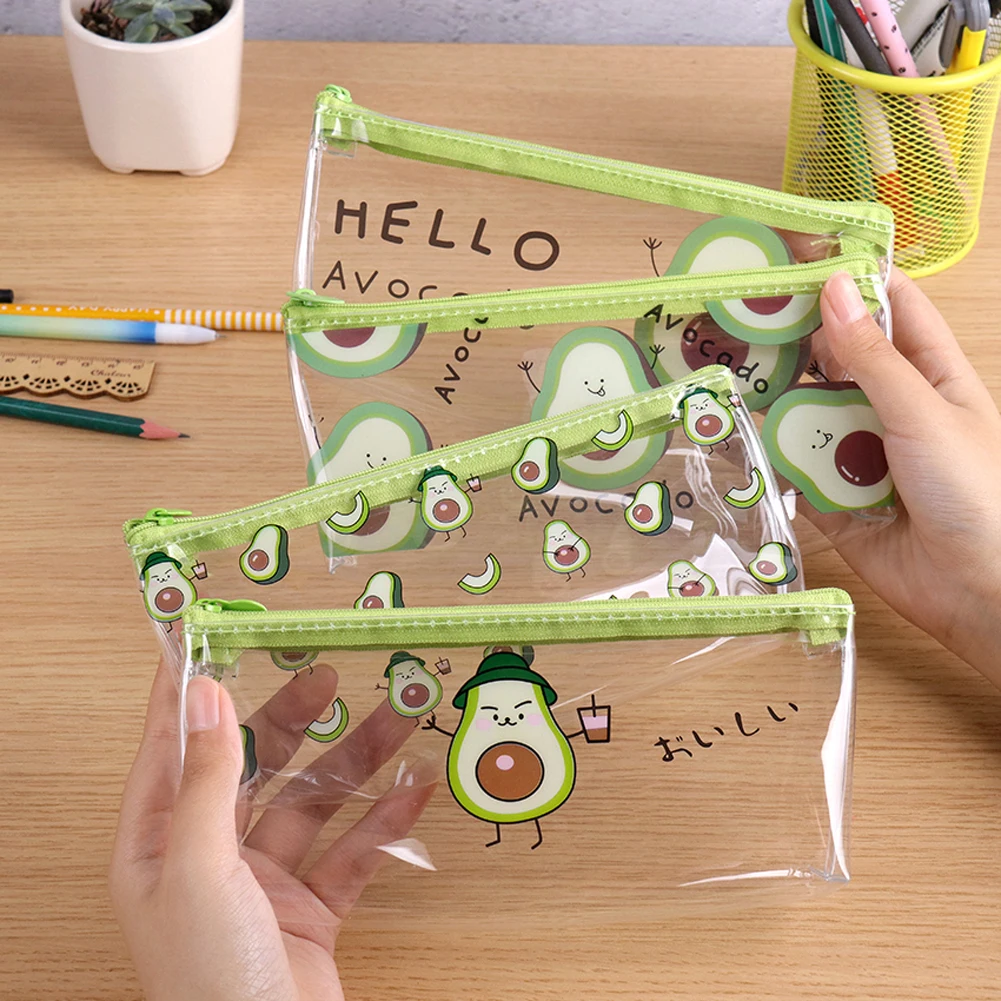 2021 NEW Kawaii Avocado Pencil Case transparent Fruit Pattern Gift School Pencil Box Pencil Bag School Supplies Stationery
2021 NEW Kawaii Avocado Pencil Case transparent Fruit Pattern Gift School Pencil Box Pencil Bag School Supplies Stationery