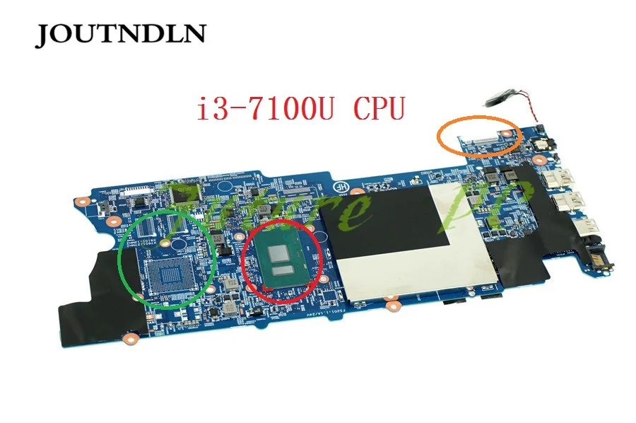 JOUTNDLN для ноутбука HP PAVILION X360 15 BK материнская плата i3 7100U CPU 863886 601 501 001 тестовая