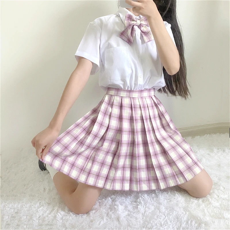 JK Sakura Jige Skirt Pleated Skirt Female Spring A-line High Waist College Style Japanese Lattice Elastic Buckle
JK Sakura Jige Skirt Pleated Skirt Female Spring A-line High Waist College Style Japanese Lattice Elastic Buckle