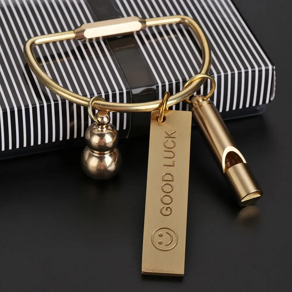 Unique Portable Whistle Ruler Buckles Pendant Brass Keychain Jewelry Accessories Key Ring
Unique Portable Whistle Ruler Buckles Pendant Brass Keychain Jewelry Accessories Key Ring