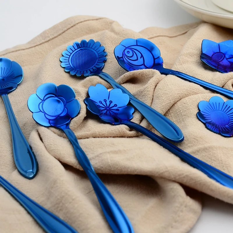 8PCS/Set Stainless Steel Flower Shape Small Spoons Tea Coffee Sugar Ice Cream Spoons Set Tableware Kitchen Tool
8PCS/Set Stainless Steel Flower Shape Small Spoons Tea Coffee Sugar Ice Cream Spoons Set Tableware Kitchen Tool