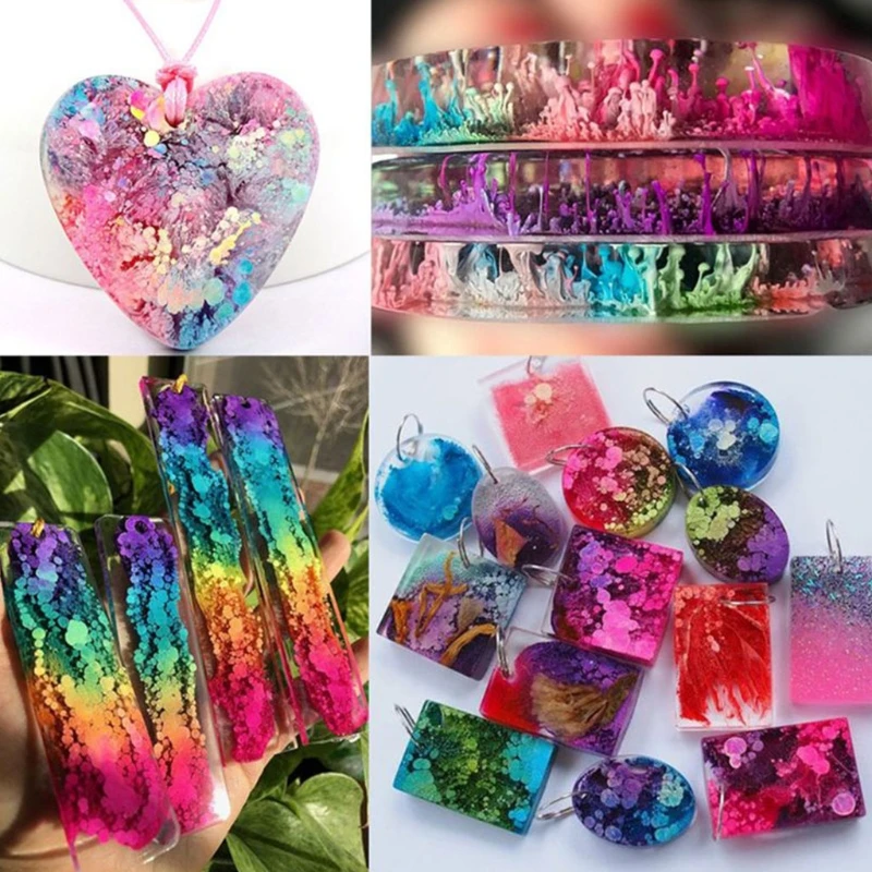 18 Colors Epoxy Resin Diffusion Pigment Alcohol Ink Liquid Colorant Dye DIY Crafts Jewelry Making
18 Colors Epoxy Resin Diffusion Pigment Alcohol Ink Liquid Colorant Dye DIY Crafts Jewelry Making