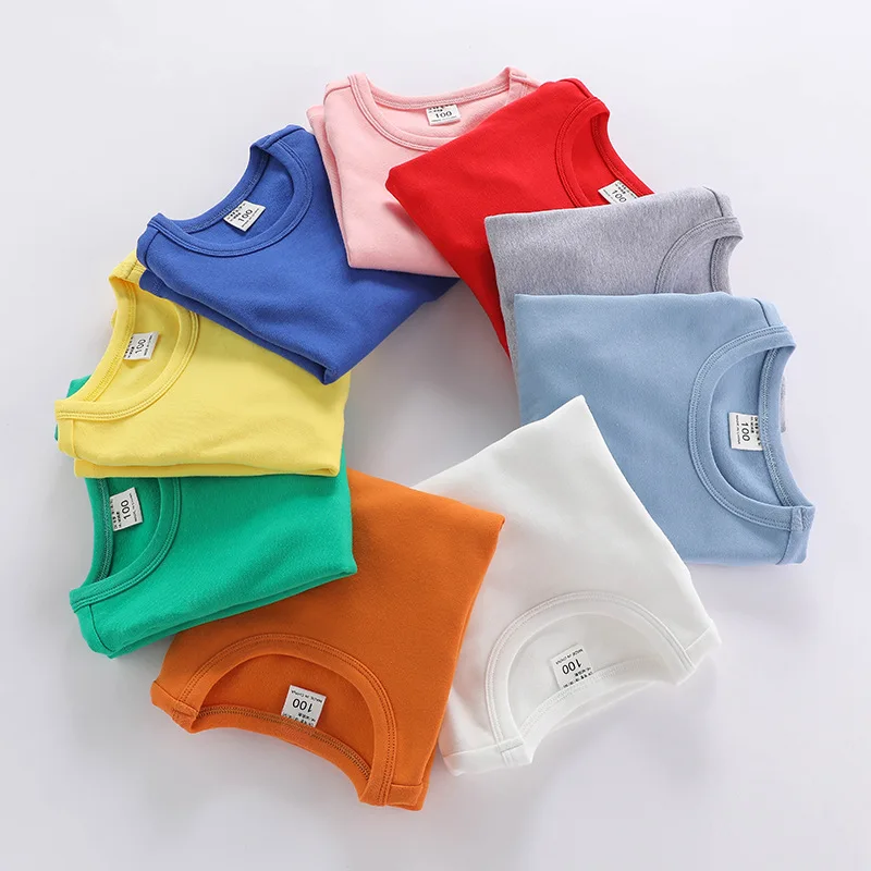 Autumn Toddler Baby T-shirt For Kids Girls Long Sleeve Tee Tops Soft Solid Kids Boys Tees Candy Color Baby Girls Cotton T-Shirts
Autumn Toddler Baby T-shirt For Kids Girls Long Sleeve Tee Tops Soft Solid Kids Boys Tees Candy Color Baby Girls Cotton T-Shirts