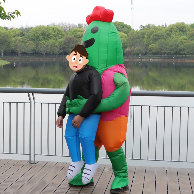 2021 New Design Cactus Shape Holding Men Inflatable Costume for Women Adult Halloween Monster Fantasia Party Cosplay Costumes
2021 New Design Cactus Shape Holding Men Inflatable Costume for Women Adult Halloween Monster Fantasia Party Cosplay Costumes