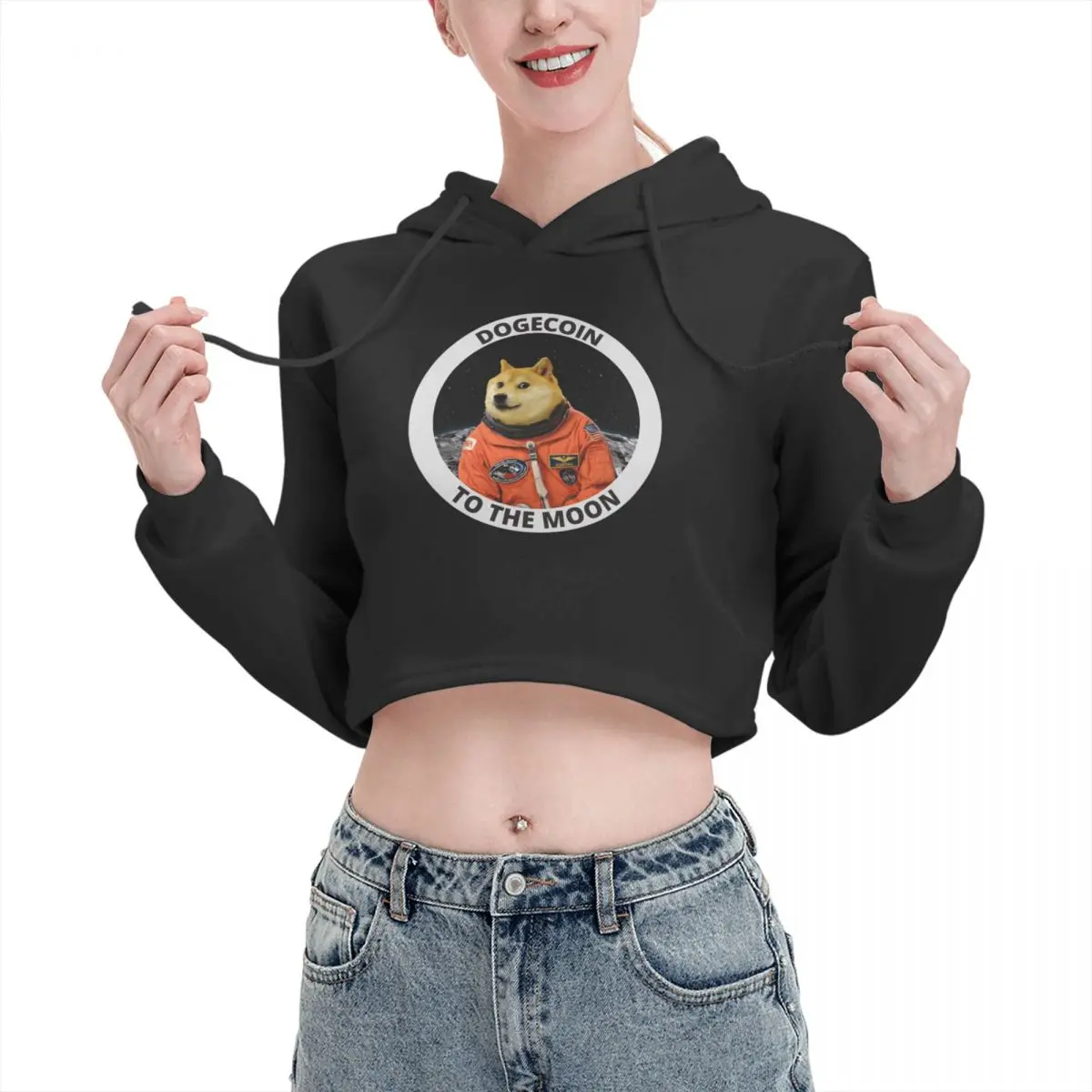 Open navel Cat Ear Hoodie Sweater Dogecoin To The Moon (10) Hooded rope Casual Kawaii Print R376 pullover
Open navel Cat Ear Hoodie Sweater Dogecoin To The Moon (10) Hooded rope Casual Kawaii Print R376 pullover