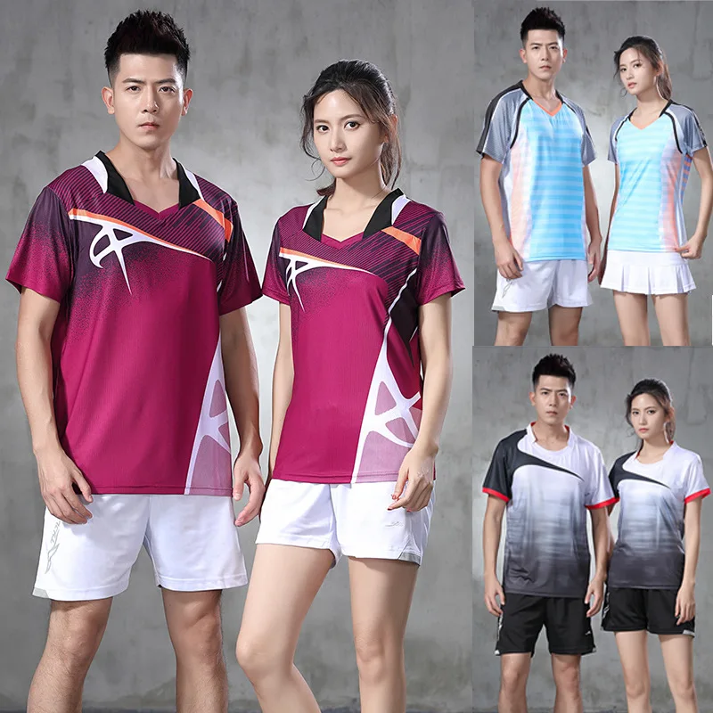 New Women Quick Drying Breathable Lightweight Short Sleeve Table Tennis Sportswear For Men Table Tennis Training Suits
New Women Quick Drying Breathable Lightweight Short Sleeve Table Tennis Sportswear For Men Table Tennis Training Suits