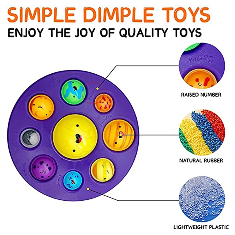 Simple Dimple Fidget Toy Small Keychain Mini Pressure Reliever Silicone Toy Figet Anti-stress Funny Sensory Need Toys
Simple Dimple Fidget Toy Small Keychain Mini Pressure Reliever Silicone Toy Figet Anti-stress Funny Sensory Need Toys