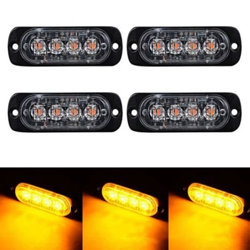 Ultra thin Warning Lights Motorcycle pickup flashing lights 12-24V Universal Ultra thin Flashing lights Car Warning Light 4/6LED
Ultra thin Warning Lights Motorcycle pickup flashing lights 12-24V Universal Ultra thin Flashing lights Car Warning Light 4/6LED