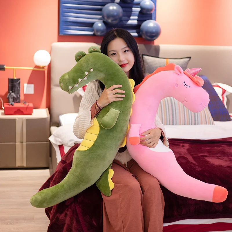 60-100cm Cartoon Animals Sleep Long Pillows Stuffed Dinosaur Unicorn Crocodile Plush Toys Soft Pregnant Kids Girls Cushion Gifts
60-100cm Cartoon Animals Sleep Long Pillows Stuffed Dinosaur Unicorn Crocodile Plush Toys Soft Pregnant Kids Girls Cushion Gifts