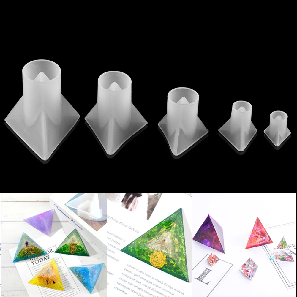 1Pcs 3D Transparent Pyramid Shape Silicone Mold Casting Epoxy Resin Craft Mould Home Decoration for DIY Jewelry Making Supplies
1Pcs 3D Transparent Pyramid Shape Silicone Mold Casting Epoxy Resin Craft Mould Home Decoration for DIY Jewelry Making Supplies