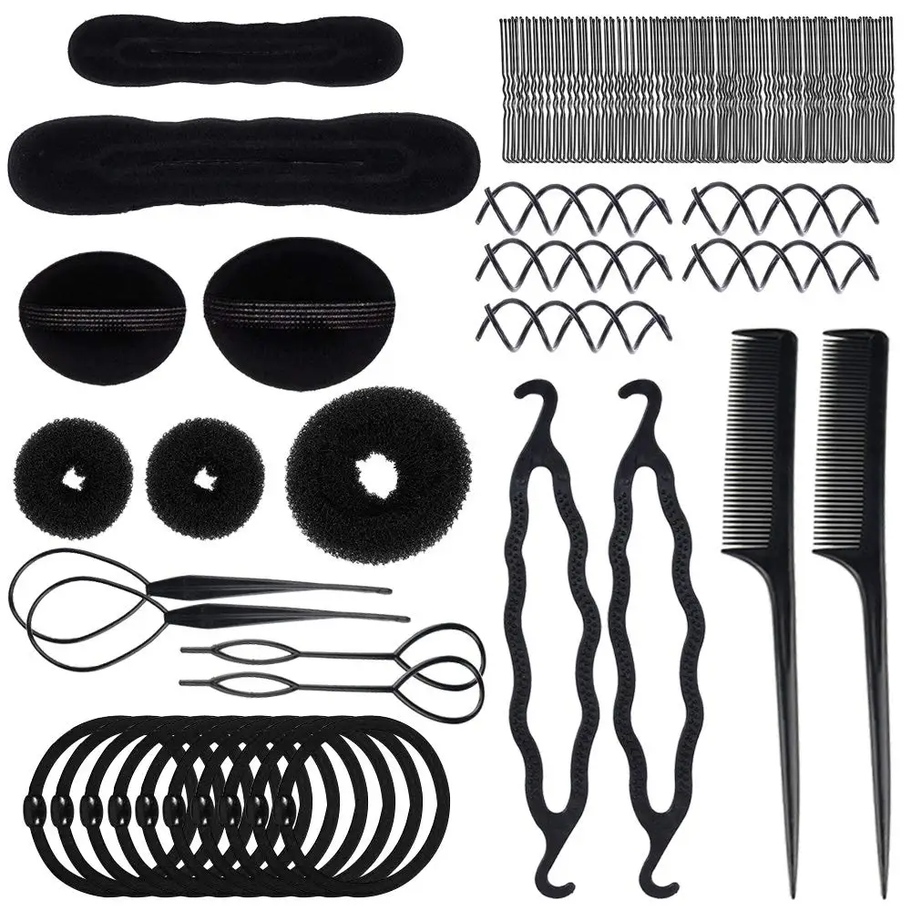 71Pcs Magic Donut Hair Styling Tool Set DIY Women Hair Accessories Braid Styling Barrettes Twist Hair Hairstyle Braiding Tools
71Pcs Magic Donut Hair Styling Tool Set DIY Women Hair Accessories Braid Styling Barrettes Twist Hair Hairstyle Braiding Tools