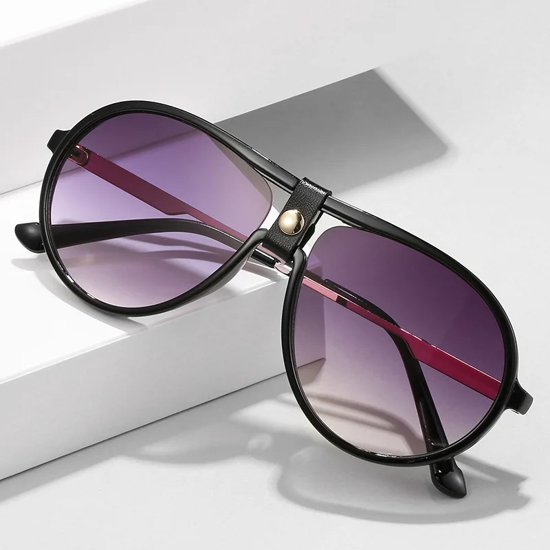 2020 Fashion Oversized Pilot Sunglasses Men Mirror Flat Top Leather Frame Alloy Legs Goggle Gradient Sun Glasses For Male
2020 Fashion Oversized Pilot Sunglasses Men Mirror Flat Top Leather Frame Alloy Legs Goggle Gradient Sun Glasses For Male