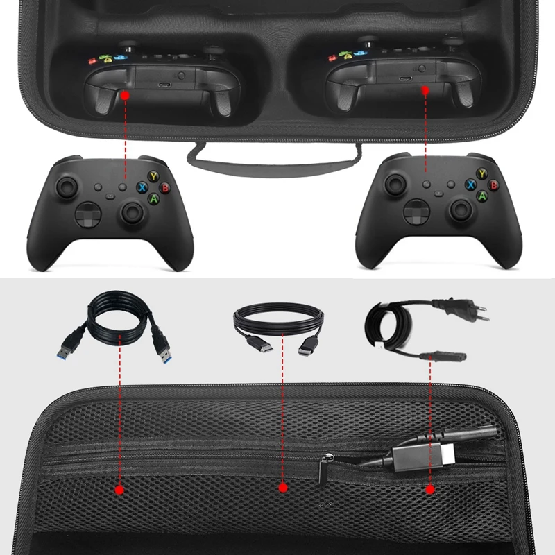 Guard Anti-Scratch Carrying Case Storage Bag for Series X for Series X Console Console Machine Accessories
Guard Anti-Scratch Carrying Case Storage Bag for Series X for Series X Console Console Machine Accessories