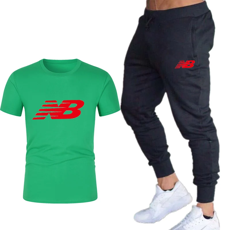 Men's NB printing Casual Tracksuit Summer Clothes Sportswear Two Piece Set T Shirt Brand Track Male suit Sports Suits M-2XL
Men's NB printing Casual Tracksuit Summer Clothes Sportswear Two Piece Set T Shirt Brand Track Male suit Sports Suits M-2XL