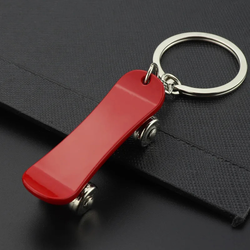 2020 Fashion Metal Keychain Keyring Mini Four Wheels Skateboard Trinket Keychains Key holder For Man And Woman 
2020 Fashion Metal Keychain Keyring Mini Four Wheels Skateboard Trinket Keychains Key holder For Man And Woman