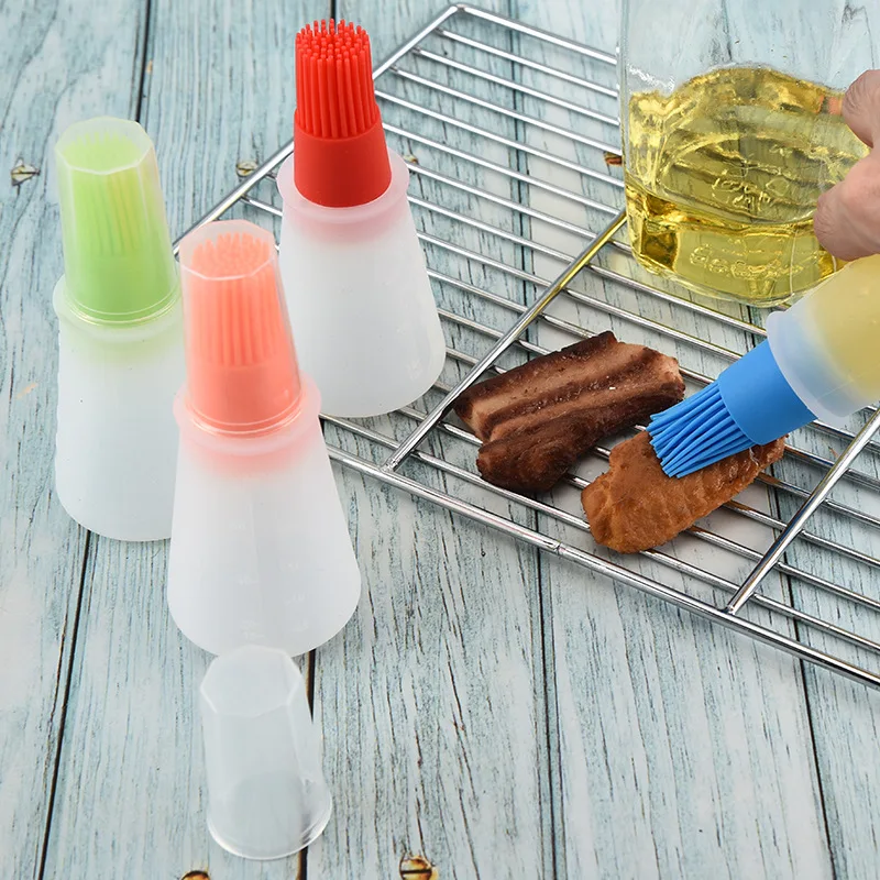 1Pcs Silicone Oil Bottle with Brush Grill Oil Brushes with Cover Liquid Oil Pastry Kitchen Bake BBQ Brush Portable Tools
1Pcs Silicone Oil Bottle with Brush Grill Oil Brushes with Cover Liquid Oil Pastry Kitchen Bake BBQ Brush Portable Tools