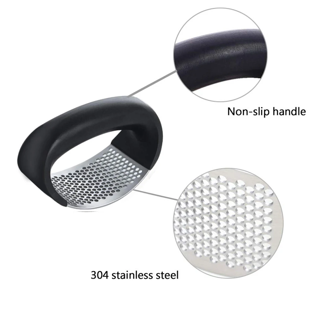 Multi-function Manual Garlic Presser Curved Garlic Grinding Slicer Chopper Stainless Steel Garlic Presses Cooking Gadgets Tool
Multi-function Manual Garlic Presser Curved Garlic Grinding Slicer Chopper Stainless Steel Garlic Presses Cooking Gadgets Tool
