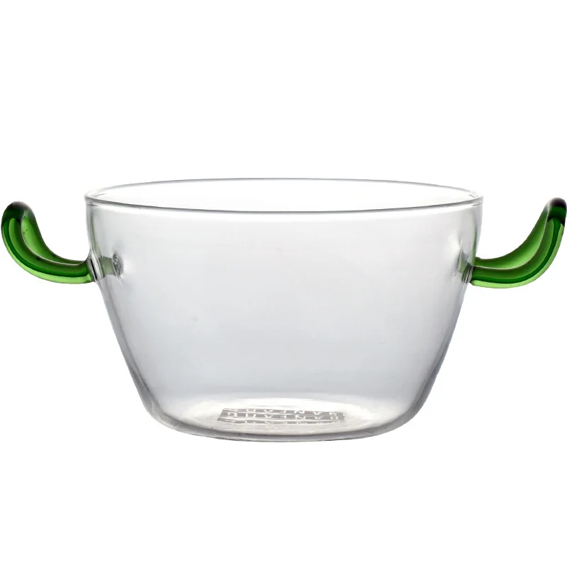 Nordic Double Ear Bowl Glass High Borosilicate Heat Resistant Glass Bowl Nordic Glass Salad Bowl Household Creativity
Nordic Double Ear Bowl Glass High Borosilicate Heat Resistant Glass Bowl Nordic Glass Salad Bowl Household Creativity