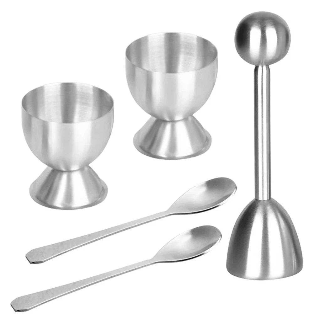 Boiled Egg Topper Set Durable Egg Cracker Shell Stainless Steel Separator Remover Egg Shell Opener with 2 Cup 2 Spoon 1 Topper
Boiled Egg Topper Set Durable Egg Cracker Shell Stainless Steel Separator Remover Egg Shell Opener with 2 Cup 2 Spoon 1 Topper