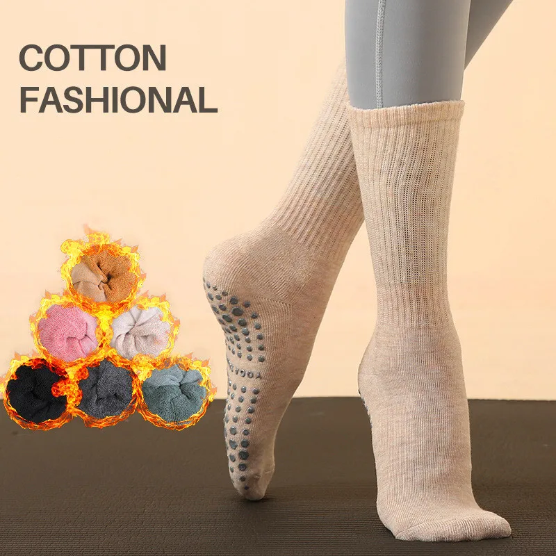 Long Yoga Socks Anti slip Silicone Gym Pilates Ballet Socks Fitness Sport Socks Women Cotton Breathable Elasticity Socks
Long Yoga Socks Anti slip Silicone Gym Pilates Ballet Socks Fitness Sport Socks Women Cotton Breathable Elasticity Socks