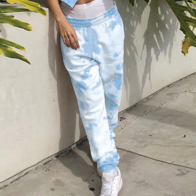 Lady Girl Tie Dye Printed Sweatpants Women Casual Loose Long Trousers Gradient Print Elastic High Waist Pants Joggers Streetwear
Lady Girl Tie Dye Printed Sweatpants Women Casual Loose Long Trousers Gradient Print Elastic High Waist Pants Joggers Streetwear