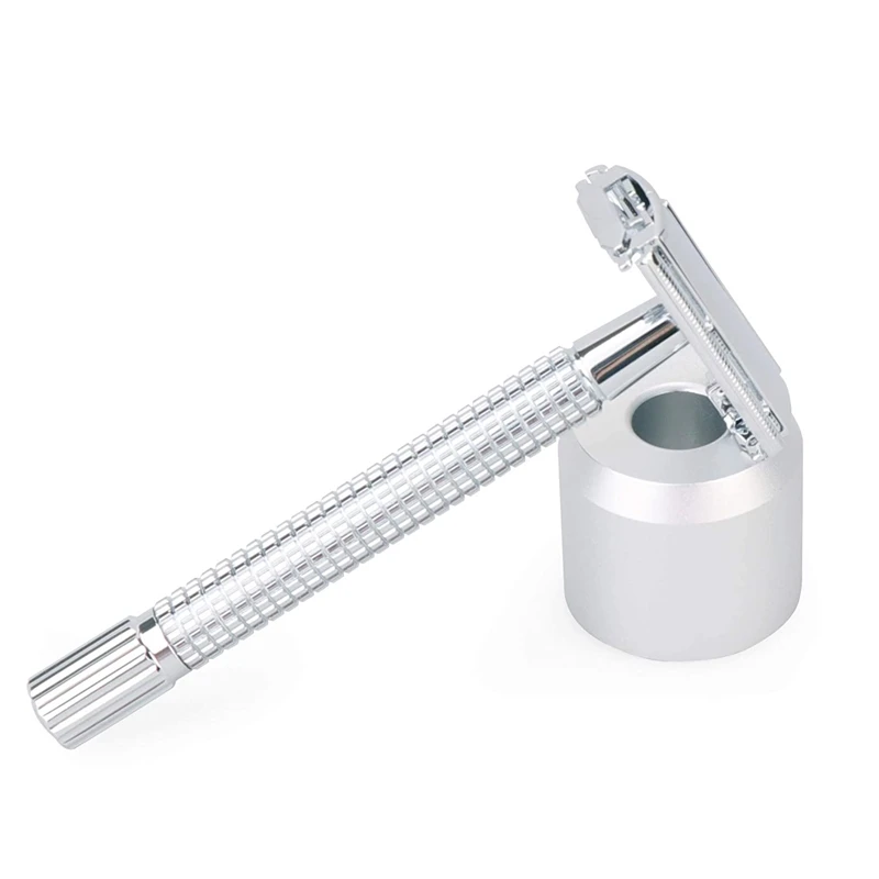Man's Aluminum Alloy Razor Stand for Bathroom, Safety Razor Stand, Razor Not Included,2 Pack
Man's Aluminum Alloy Razor Stand for Bathroom, Safety Razor Stand, Razor Not Included,2 Pack