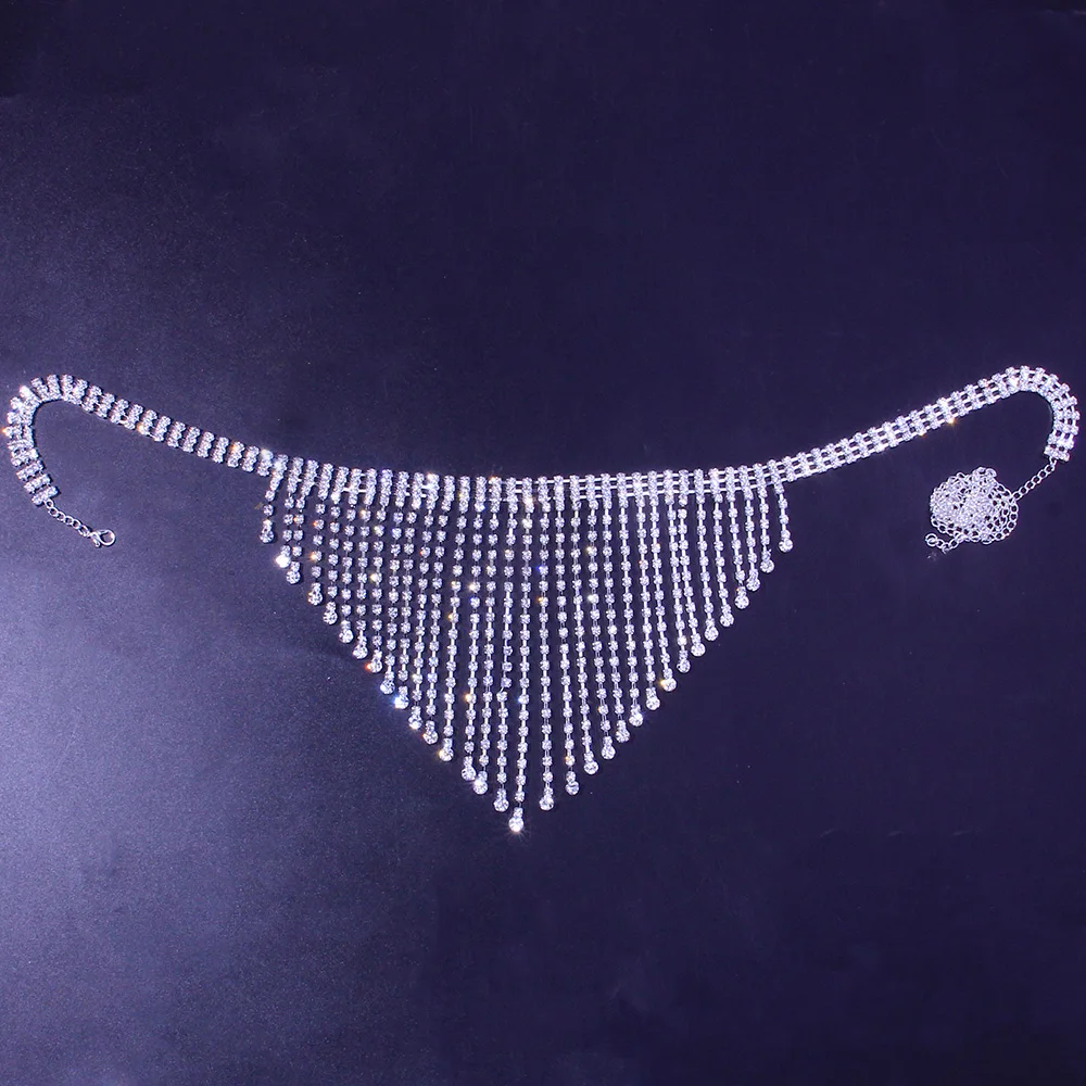 Stonefans Bling Rhinestone Tassel Body Chain Bra Harness Lingerie Adjustable Luxurious Hollow Body Jewelry Bodysuit Crotchless
Stonefans Bling Rhinestone Tassel Body Chain Bra Harness Lingerie Adjustable Luxurious Hollow Body Jewelry Bodysuit Crotchless