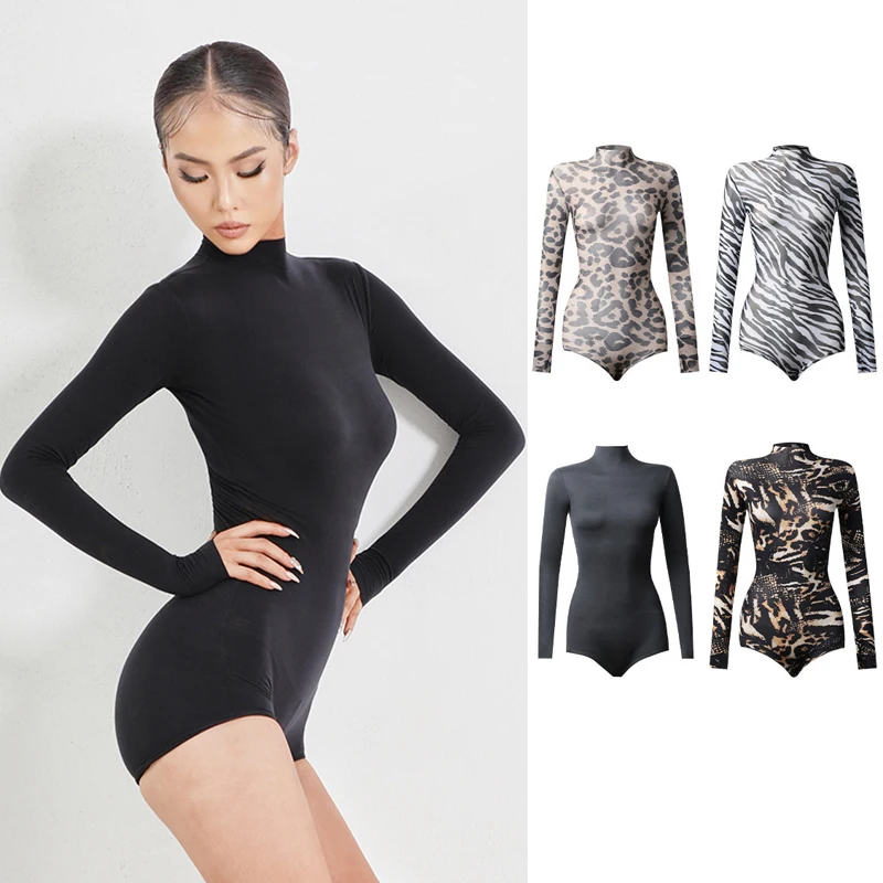 High Collar Latin Dance Tops Long Sleeves Women Latin Practice Leotards Samba Rumba Ballroom Dance Competition Clothing DNV15232
High Collar Latin Dance Tops Long Sleeves Women Latin Practice Leotards Samba Rumba Ballroom Dance Competition Clothing DNV15232