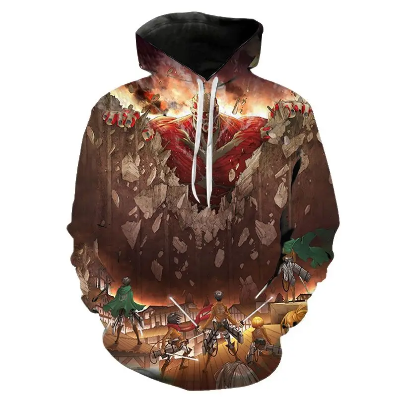 Men Women Hoodie 3D Printed Attack On Titan Sweatshirt Children Pullover Streetwear Long Sleeve Boy Girl Kids Cool Fashion Coat
Men Women Hoodie 3D Printed Attack On Titan Sweatshirt Children Pullover Streetwear Long Sleeve Boy Girl Kids Cool Fashion Coat