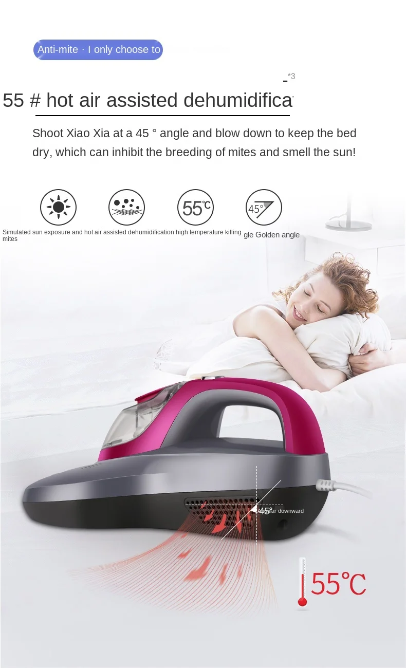 zq Mites Instrument Household Bed Vacuum Cleaner Ultraviolet Sterilization Machine Mite Artifact
zq Mites Instrument Household Bed Vacuum Cleaner Ultraviolet Sterilization Machine Mite Artifact