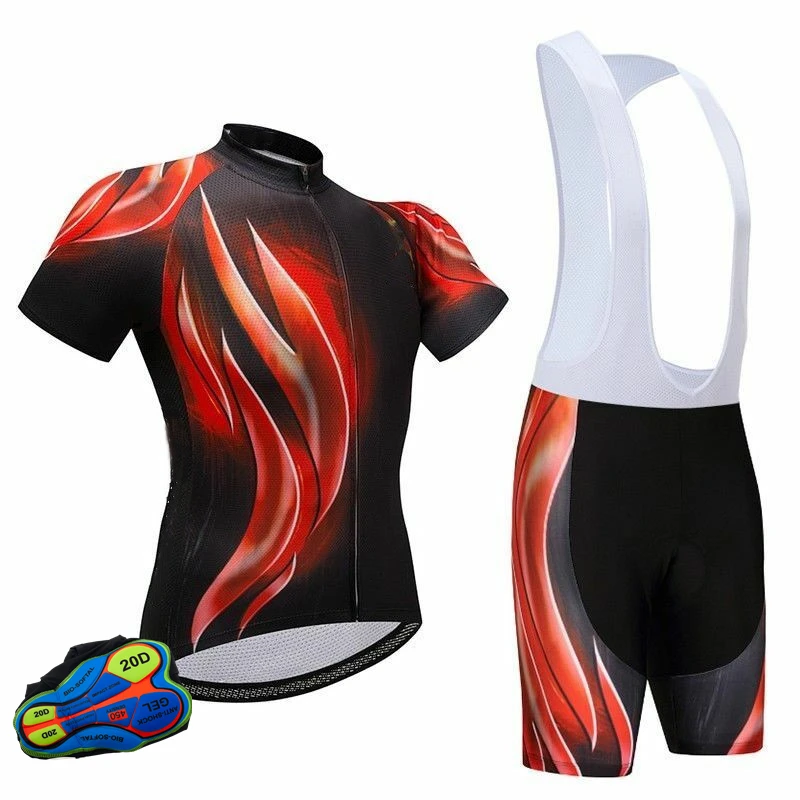 Ventilation Comfortable Short Sleeve Shirt Bib Shorts Set Cycling Clothing Professionally Quick-Drying Riding Clothing Set
Ventilation Comfortable Short Sleeve Shirt Bib Shorts Set Cycling Clothing Professionally Quick-Drying Riding Clothing Set