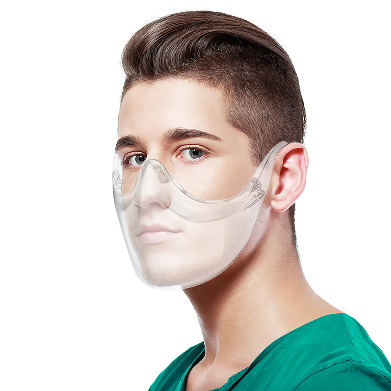 Anti-pm2.5 Protective Mask Transparent Mouth Cover Durable Mask Face Shield Combine Plastic Reusable Clear Face Mask Face Shield
Anti-pm2.5 Protective Mask Transparent Mouth Cover Durable Mask Face Shield Combine Plastic Reusable Clear Face Mask Face Shield