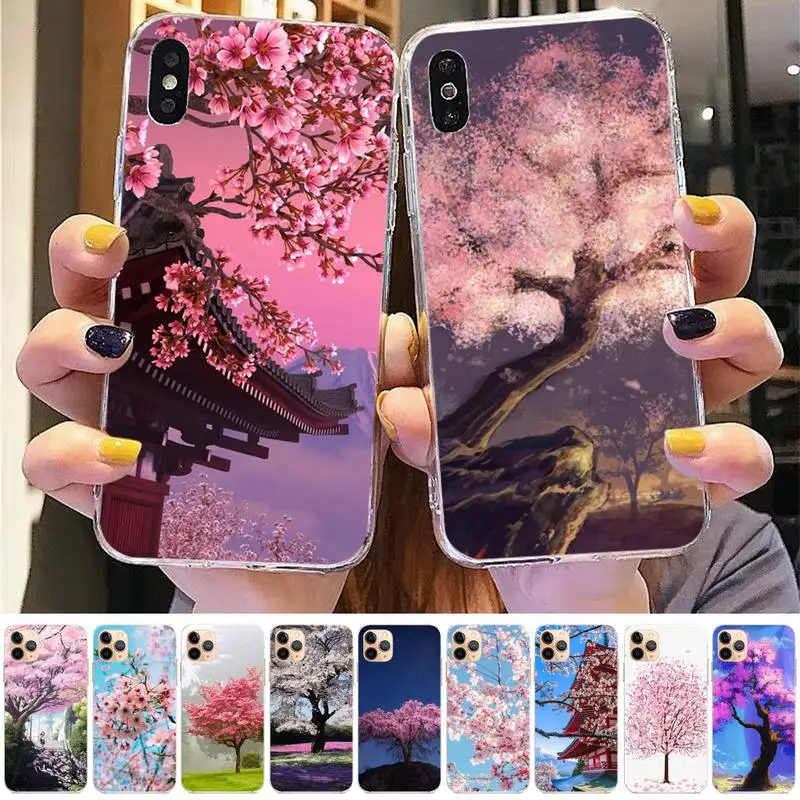 Cherry Blossom Tree Phone Case for iphone 13 8 7 6 6S Plus X 5S SE 2020 XR 11 12mini pro XS MAX
Cherry Blossom Tree Phone Case for iphone 13 8 7 6 6S Plus X 5S SE 2020 XR 11 12mini pro XS MAX