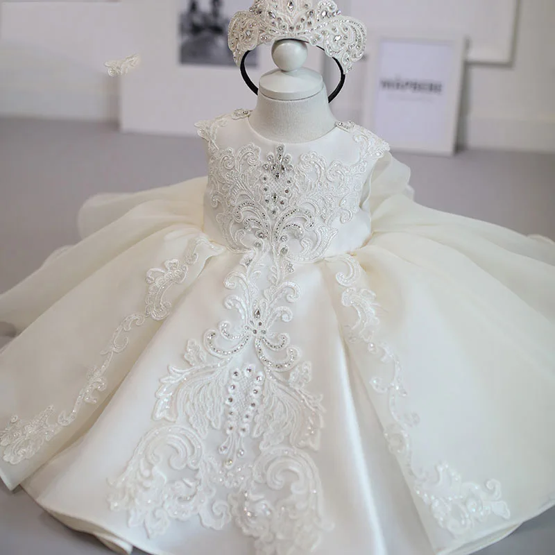 Baptism White Ceremony Dress Girl Beading 1st Birthday Dress Baby Girl Dress Elegant Princess Dresses Party Christening Vestidos
Baptism White Ceremony Dress Girl Beading 1st Birthday Dress Baby Girl Dress Elegant Princess Dresses Party Christening Vestidos