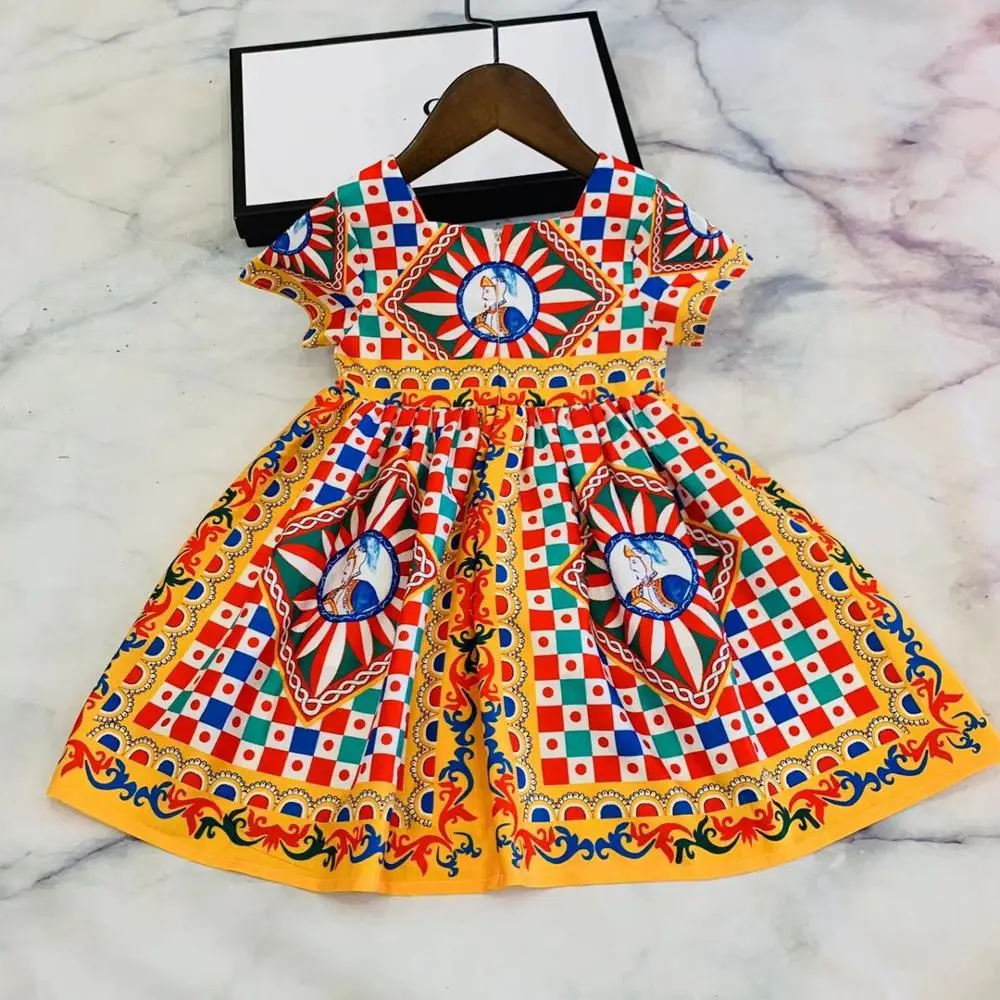 High end children's wear Girl Dress Princess Flower Forest Department foreign style children's summer dress 2021
High end children's wear Girl Dress Princess Flower Forest Department foreign style children's summer dress 2021