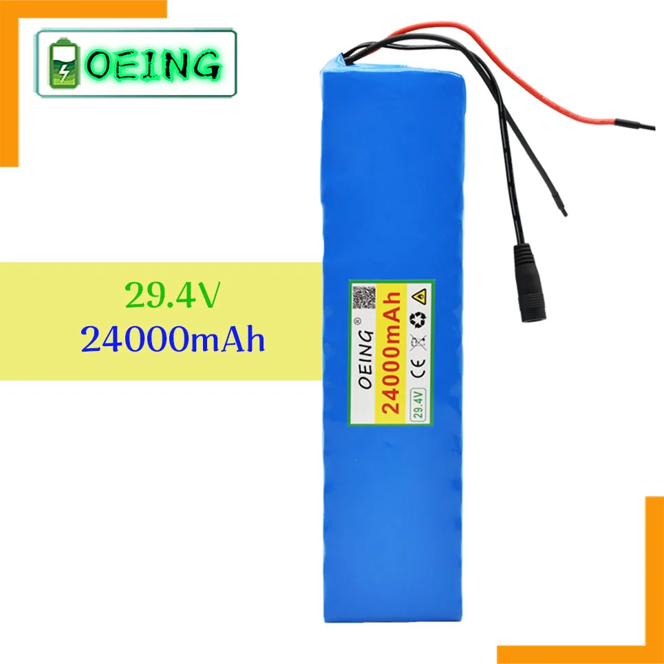 NEWEST 7S4P 24V li-ion battery pack 29.4v 24Ah electric bicycle motor ebike scooter 18650 lithium rechargeable batteries 24Ah
NEWEST 7S4P 24V li-ion battery pack 29.4v 24Ah electric bicycle motor ebike scooter 18650 lithium rechargeable batteries 24Ah